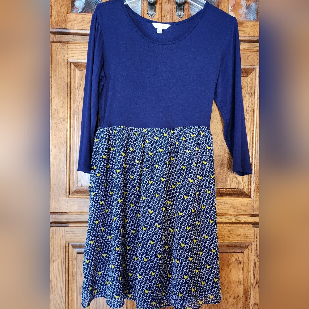 Charming Charming Navy Blue Dress Size M - Picture 9 of 9